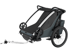 Thule Chariot Cross 2 Double prikolica za kolesa, Dark Slate