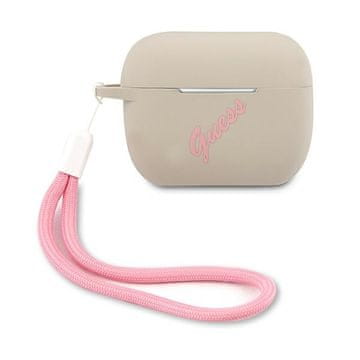 Guess Silikonski ovitek Guess Vintage siv AirPods Pro