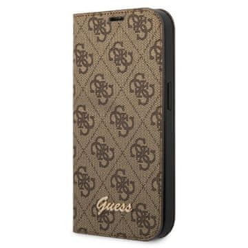 Guess Guess GUBKP14XHG4SHW iPhone 14 Pro Max6.7 rjava/rjava knjiga 4G Vintage zlati logotip