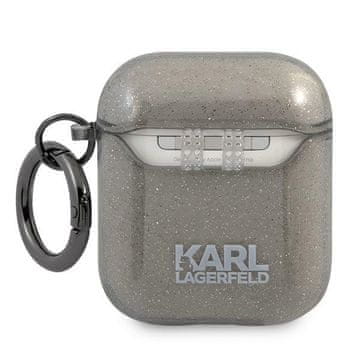 Karl Lagerfeld KARL LAGERFELD AIRPODS 1 2 KOVČEK KLA2UKHGK KARLS HEAD BLEŠČICE ZA APPLE