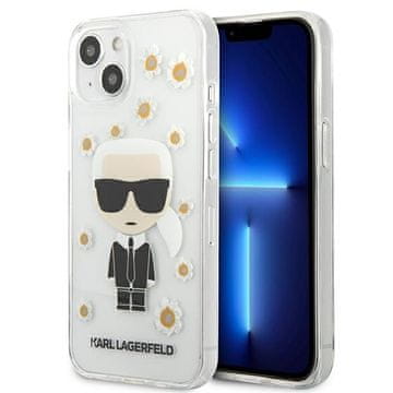 Karl Lagerfeld KLHCP13SHFLT iPhone 13mini 5.4" prozoren cvet Ikonik Karl