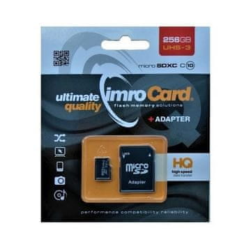 shumee Pomnilniška kartica MicroSDXC 256 GB Imro+ UHS-3