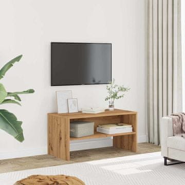 Vidaxl vidaXL TV omarica, umetniški hrast, 80x40x40 cm, material na osnovi lesa