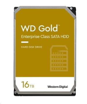WD GOLD 161KRYZ 16TB SATA/ 6Gb/s 512 MB predpomnilnika 7200 vrt/min
