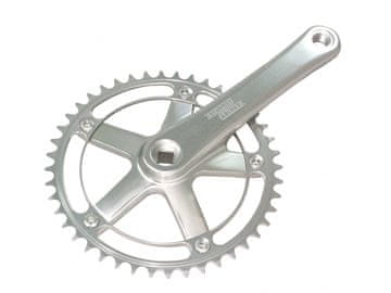 Sturmey-Archer FCT64 1x1 44z 170mm srebrne ročice