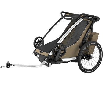 Thule Chariot Cross 2 Double prikolica za kolesa, kaki