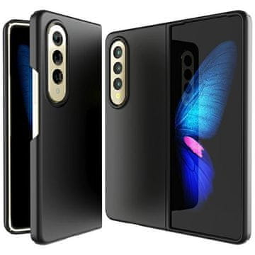 shumee Ovitek za Samsung Galaxy Z Fold4 Mercury Bumper črne barve