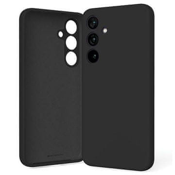 shumee Ovitek za Galaxy S24 Plus Mercury Silikonski - ovitek črne barve