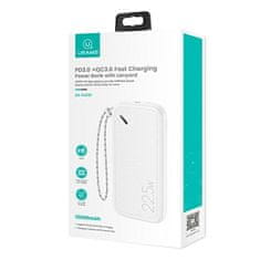USAMS Powerbank PB56 10000mAh 22.5W2xQC3.0+PD Hitro polnjenje bela/bela 10KCD15102 (US-CD151)