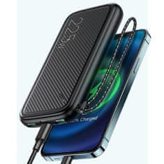 USAMS Powerbank PB56 10000mAh 22.5W2xQC3.0+PD Hitro polnjenje bela/bela 10KCD15102 (US-CD151)
