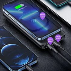 USAMS Powerbank PB62 10000mAh 20WQC3.0+PD Magnetno brezžično hitro polnjenje črna/črna 10KCD17101 (US-CD171)
