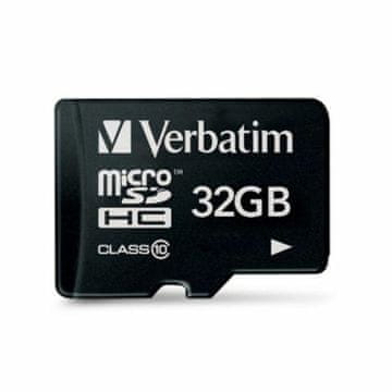1 to 3 Verbatim Microsdhc Kartica 32Gb Za Telefone Tablice 10Mb/S Visoka Zmogljivost