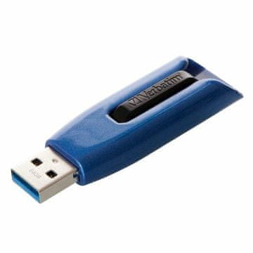 1 to 3 VERBATIM PENDRIVE 64GB USB-A 3.2V3 MAX ZA PRENOSNI RAČUNALNIK HITRO HITRO