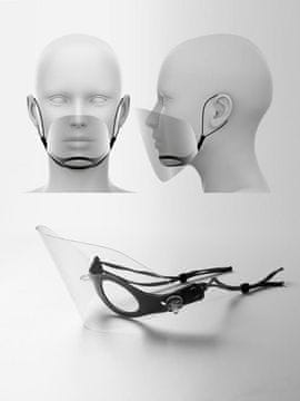 shumee Zaščitni vizir smartSHIELD MS FS, prozoren