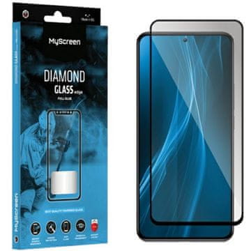 shumee Kaljeno zaščitno steklo za Oppo A79 5G MS Diamond Glass Full Glue črno