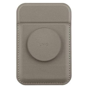 UNIQ UNIQ Flixa MagSafe magnetna denarnica za iPhone siva