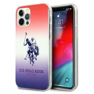 U.S. Polo Assn. Ovitek za iPhone 12 Pro Max US Polo Gradient rjav
