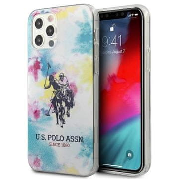 U.S. Polo Assn. Ovitek za iPhone 12 Pro Max US Polo Tie & Dye Collection večbarvni