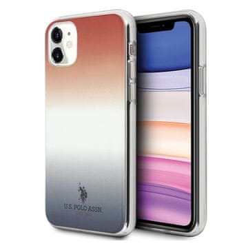 U.S. Polo Assn. Ovitek za iPhone 11 US Polo, rdeč, gradientno rdeč