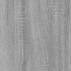 Vidaxl Kopalniška omarica siva sonoma 60x33x60 cm inženirski les