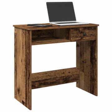 Vidaxl vidaXL Pisalna miza, star les, 80x40x75 cm, material na osnovi lesa