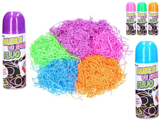 Wiky Rezanci v spreju FLUO/špageti v spreju 17cm 250 ml 5 barv karneval