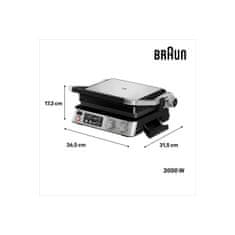 Braun CG7040BK multigrill 7 kontaktni žar