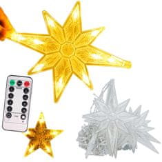 Malatec Novoletne lučke svetlobna zavesa 138 LED toplo bela USB zvezde