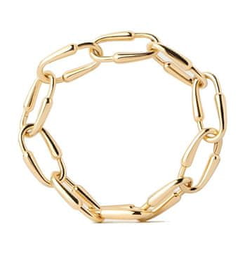 PDPAOLA Masivna pozlačena zapestnica Loop Essentials PU01-850-U