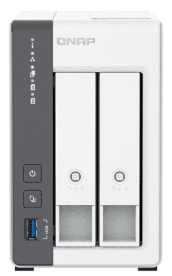 Qnap TS-216G NAS strežnik za 2 diska, 4GB ram, 2,5Gb mreža (TS-216G)