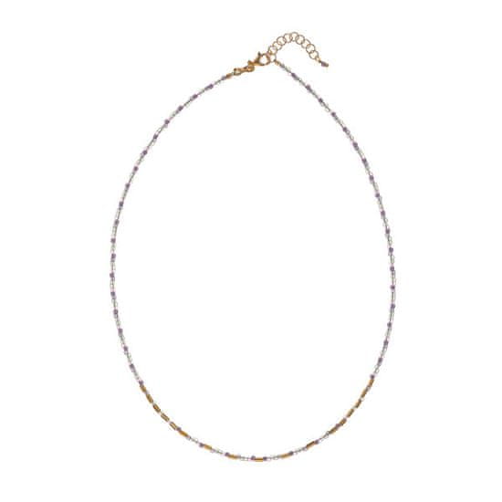 Elegantna ogrlica s perlami Miyuki AL4351-Oro