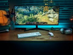 Logitech G915 X Lightspeed tipkovnica, TKL, GL Tactile, brezžična, SLO, bela (920-012737)