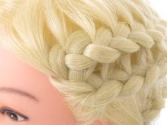 WOWO Blonde Training Head for Hairdressers - Trening glava za frizerje z naravnimi blond lasmi