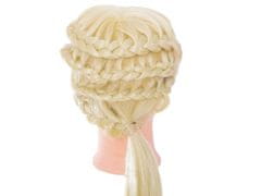 WOWO Blonde Training Head for Hairdressers - Trening glava za frizerje z naravnimi blond lasmi