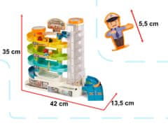 WOWO Parkirna garaža - električna parkirna garaža s 4 nadstropji in 6 avtomobili