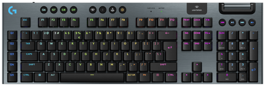 Logitech G915 X LightSpeed tipkovnica, GL Tactile, brezžična, SLO, črna (920-012676)