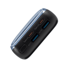 RivaCase VA1075 zunanja baterija powerbank 20.000 mAh 45W (tudi za prenosnik) - črn