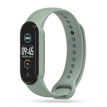 Onasi Pašček za uro Xiaomi Mi Band 5, Xiaomi Mi Band 6, Xiaomi Mi Band 7 - mint