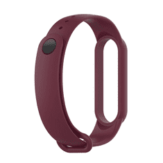 Onasi Pašček za uro Xiaomi Mi Band 5, Xiaomi Mi Band 6, Xiaomi Mi Band 7 - bordo rdeč