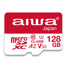 AIWA 4K spominska kartica MicroSD XC 128GB Class 10, 90MB/s z adapterjem SD
