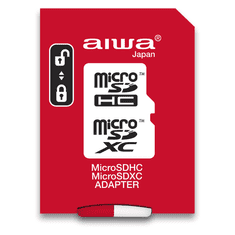 AIWA 4K spominska kartica MicroSD XC 128GB Class 10, 90MB/s z adapterjem SD