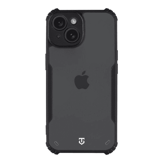 Tactical Quantum silikonski ovitek za iPhone 13 - prozorno črn