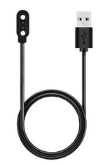 Tactical Style polnilec za pametno uro Haylou Solar LS01 in Haylou Solar LS02 - črn
