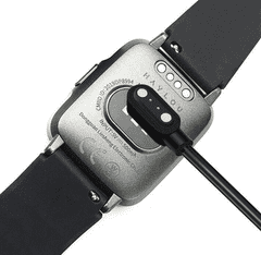 Tactical Style polnilec za pametno uro Haylou Solar LS01 in Haylou Solar LS02 - črn