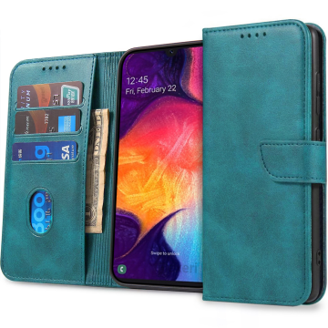 Onasi Wallet denarnica usnjena preklopna torbica Xiaomi 13T / Xiaomi 13T Pro - zelena