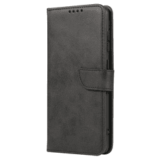 Onasi Wallet denarnica usnjena preklopna torbica Samsung Galaxy S24 Plus 5G - črna
