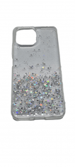 Onasi Silikonski ovitek z bleščicami SPARKLE za Xiaomi Redmi 9C - prozoren
