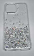 Onasi Silikonski ovitek z bleščicami SPARKLE za Xiaomi Redmi 9C - prozoren