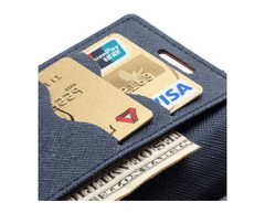 Havana Preklopna torbica Fancy Diary Samsung Galaxy A55 - rdeče modra