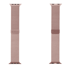 Onasi Kovinski pašček za uro Apple Watch 1 / 2 / 3 / 4 / 5 / 6 / 7 / 8 / 9 / SE 42/44/45 mm roza